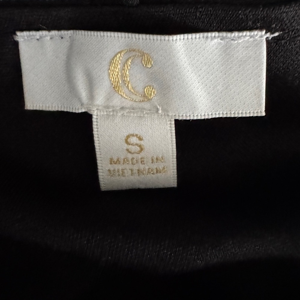 Charming Charlie Black Sparkle Top Blouse - Picture 6 of 7